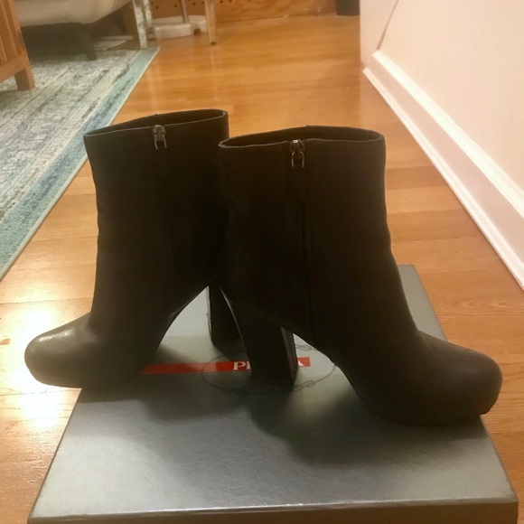 Prada Cervo Shine Booties - Picture 2 of 7